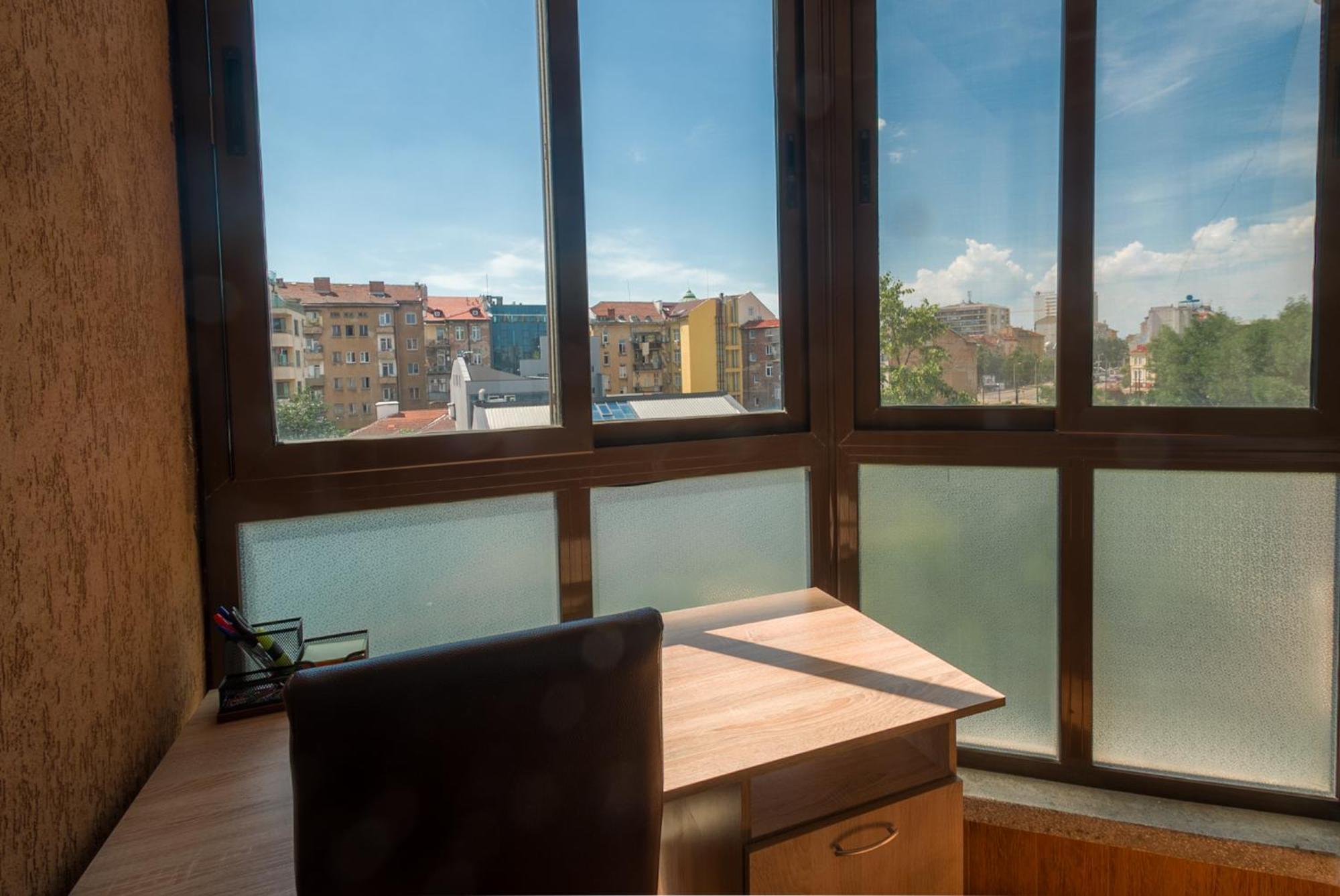 Top Center Spacious Apartment With Ac And Free Underground Parking โซเฟีย ภายนอก รูปภาพ